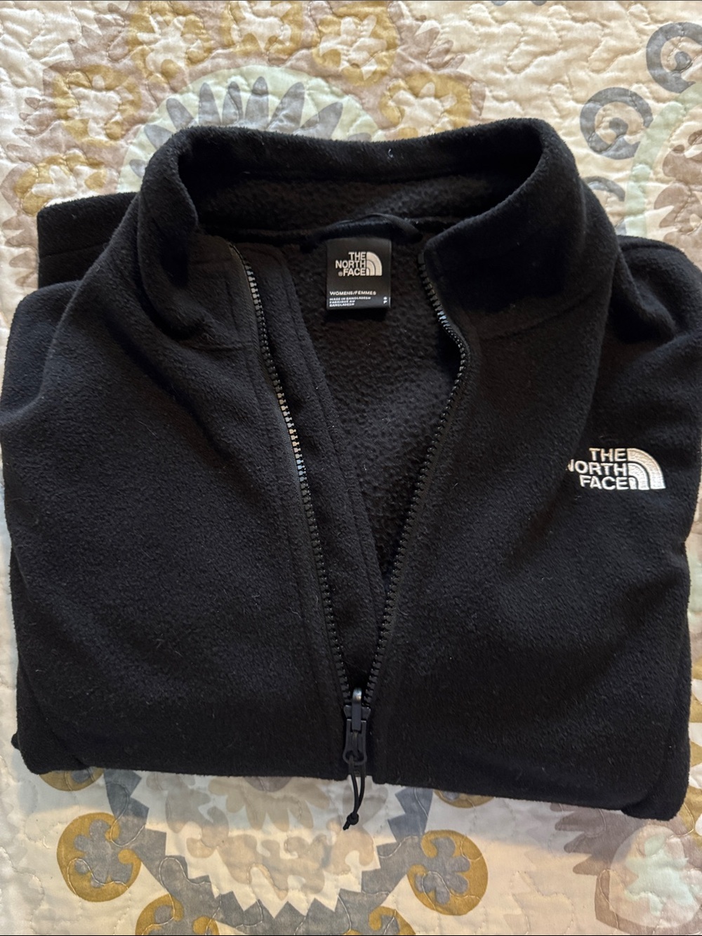 The North Face Black Women's Full-Zip Utility Fleece Jacket